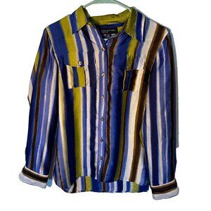 Jones New York Signature Long Sleeve Shirt Size Small
